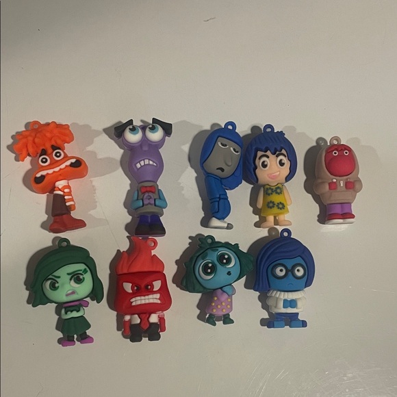 Colorful Emotion Character Keychains Set - Picture 1 of 1